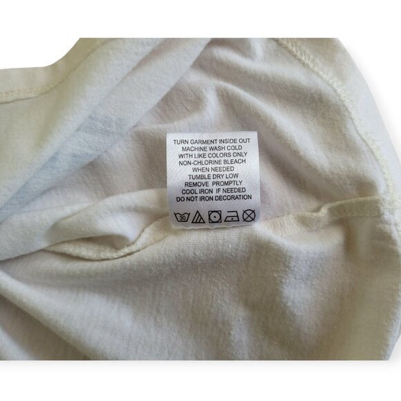 Blondie White Studded Graphic Band Tee, Size S - Picture 8 of 8